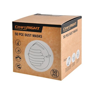 Craftright Dust Masks - 50 pieces