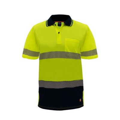NEWCiteco Yellow Hi Vis Short Sleeve Polo - 2X-Large