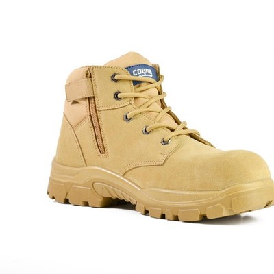 Bata Industrials Men's Wheat Bobcat Zip Safety Boot - UK Size 10