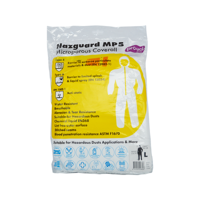 Pro-Val Hazguard MP5 Disposable Coverall - Size Large