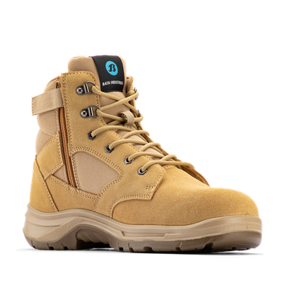 Bata Industrials Men's Wheat Bobcat Zip Side Safety Boot UK Size 11