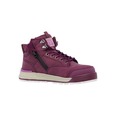 Hard Yakka Size 6 Shiraz 3056 Womens Steel Cap Zip Safety Boots