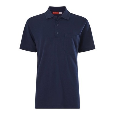 Hard Yakka Men's Navy Short Sleeve Polo - Size L
