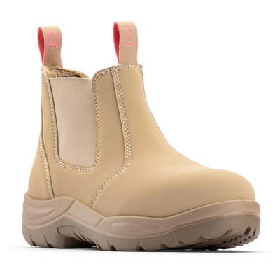 Bata Industrials Women's Sand Juno Slip On Safety Boot US Size 7