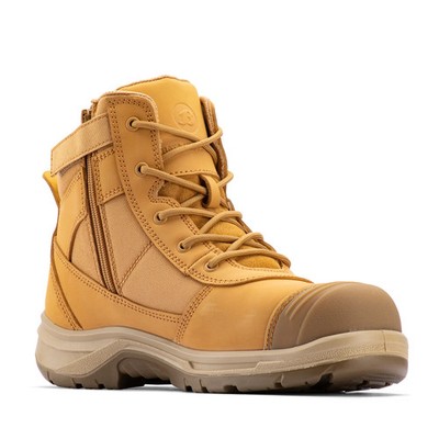 Bata Men's Wheat Comet Zip Side Safety Boot UK Size 9