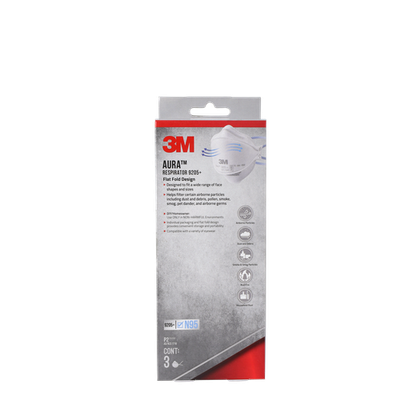 3M Aura Particulate Respirator - 3 pieces