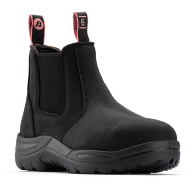 Bata Industrials Women's Black Juno Slip On Safety Boot US Size 9