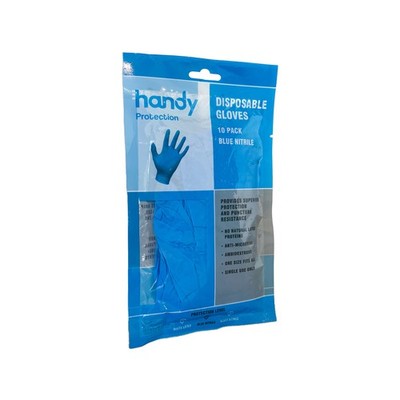Handy Blue Protection Nitrile Disposable Gloves 2 pcs