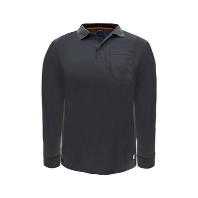 Citeco Grey Dry Fit Long Sleeve Polo - Large - L