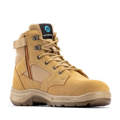 Bata Industrials Men's Wheat Bobcat Zip Side Safety Boot UK Size 8