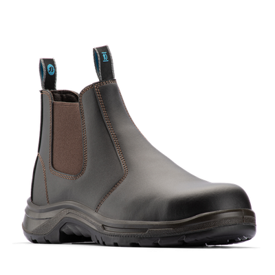 Bata Industrials Men's Brown Meteor Pull On Safety Boot UK Size 12