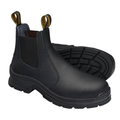 Blundstone Unisex Black #310 Elastic Side Safety Boot - UK Size 12