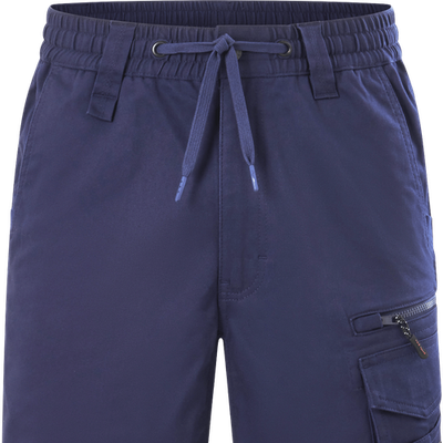 Hard Yakka Men's Navy Tough Utility Mid Length Shorts - Size 87R