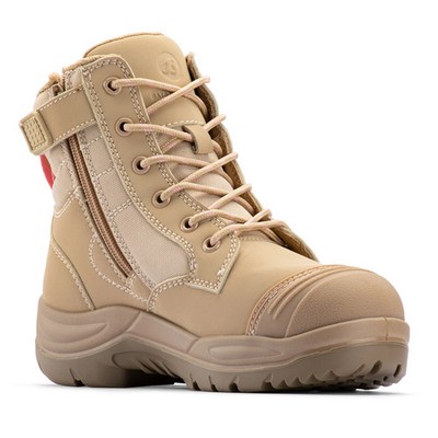 Bata Industrials Women's Sand Luna Side Zip Safety Boot US 11