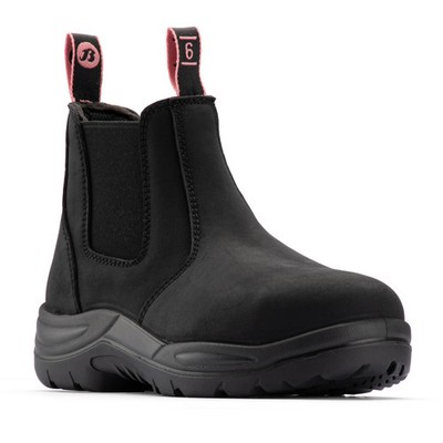 Bata Industrials Women's Black Juno Slip On Safety Boot US Size 7