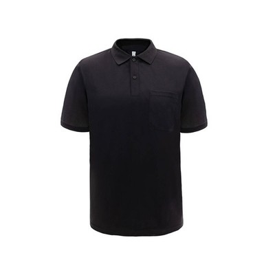 Craftright Black Short Sleeve Polo - Medium