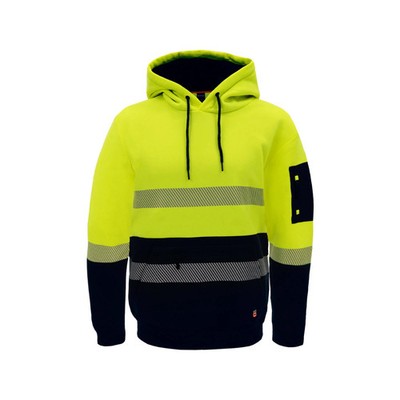 Citeco Yellow Hi Vis Taped Hoodie - 2X-Large Workwear Home Fixture