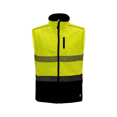 Citeco Yellow Hi Vis Soft Shell Vest - Medium Workwear