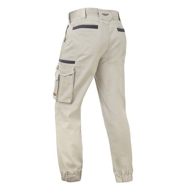 DEWALT Khaki Goldfield PROStretch Trousers Size 34 Workwear