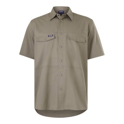 Citeco Khaki Short Sleeve Shirt - Size L