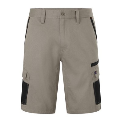 Citeco Khaki Cotton Stretch Cargo Mid Shorts - Size 107R