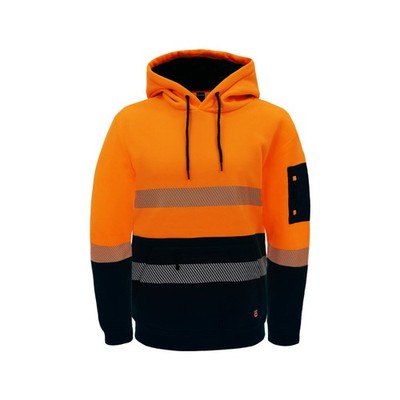 Citeco Orange Hi Vis Taped Hoodie - 2X-Large