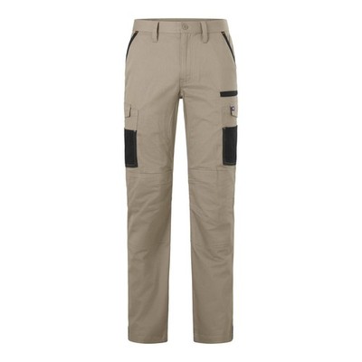 Citeco Men's Khaki Cargo Cotton Stretch Pant - Size 87R