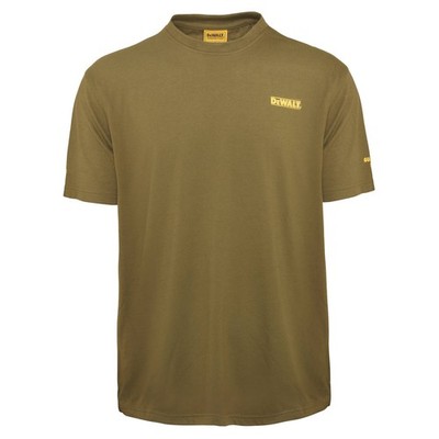 DEWALTOlive Typhoon Crew Neck Shirt Size L