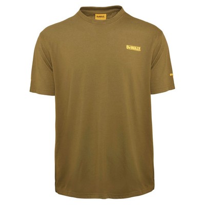 DEWALT Olive Typhoon Crew Neck Shirt Size M