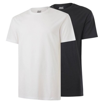 Hard Yakka White / Charcoal 2 Pack Core Tee Bundle - Size M