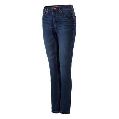 Hard Yakka Indigo Women's High Waisted Slim Fit Jegging - Size 8