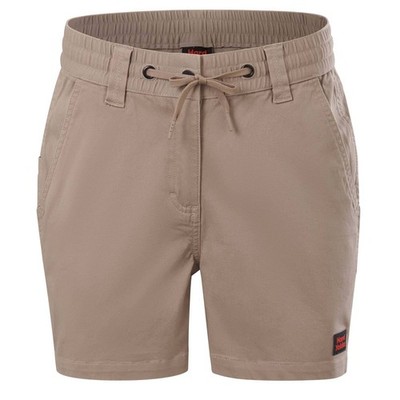 Hard Yakka Khaki Women's Tough Utility Short Shorts - Size 10