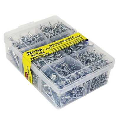 Otter Open Aluminium Rivet Combo - 1000 pieces