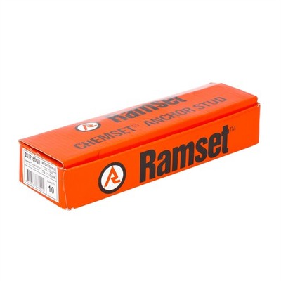 Ramset M12 x 160mm Chemset Anchor Stud Galvanised - 10 pieces