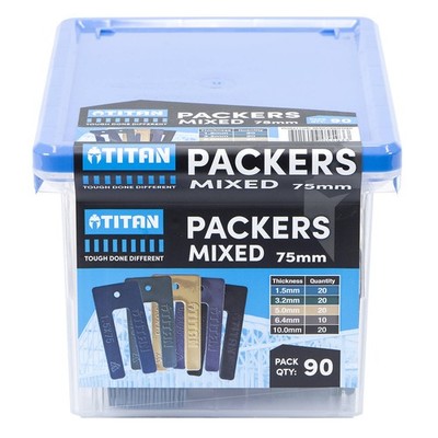 Titan 75mm 90 Piece Mixed Window Packers