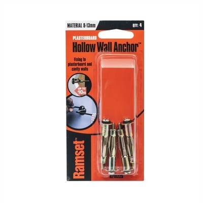 Ramset 16mm Hollow Wall Anchor - 4 pieces