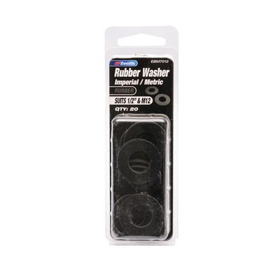 Zenith 1/2" And M12 Rubber Washer - 20 pieces