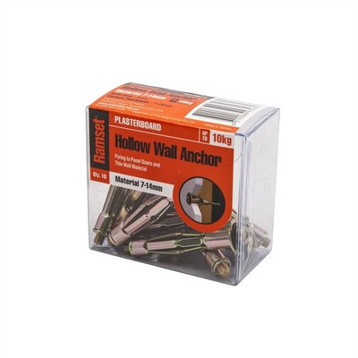 Ramset M5 x 9mm Hollow Wall Anchor - 10 pieces