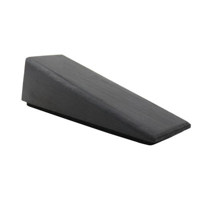 Adoored Black Timber Wedge Door Stop 4 pcs
