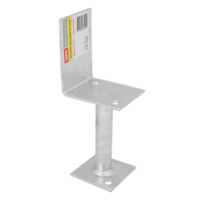 Pryda 130mm M10 Half Stirrup Post Anchor