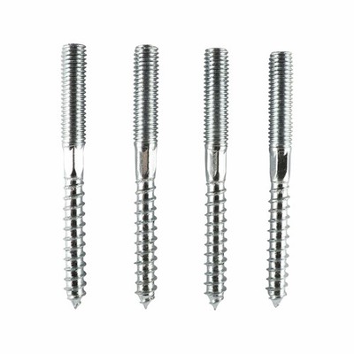 Everhang M8 x 80mm Zinc Plated Hanger Bolt 4 pcs