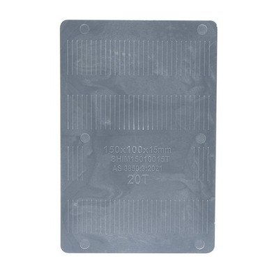 Titan 15 x 150 x 100 mm Grey Shim Packing 2 pcs