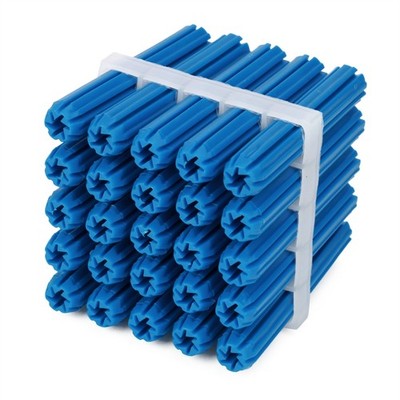 Ramset 8 x 50mm Blue Wall Plugs Blue - 25 pieces