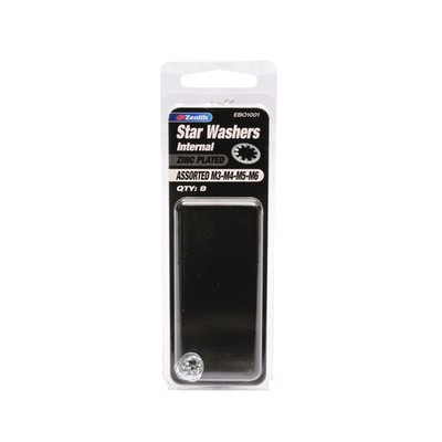 Zenith M3-M4-M5-M6 Zinc Plated Assorted Internal Star Washer 2 pcs