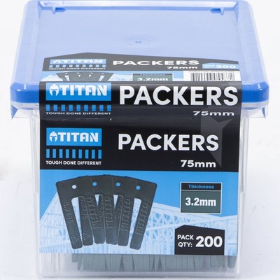 Titan 3.2 x 75mm 200 Piece Green Window Packers