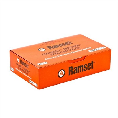 Ramset M12 Maxima Masonry Chemical Acrylate Epoxy Capsule - 10 pieces