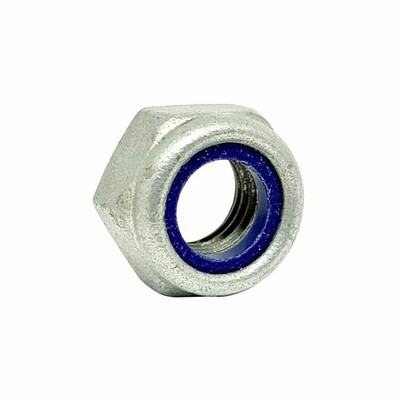 Pinnacle M6 Galvanised Nylon Lock Nut 2 pcs