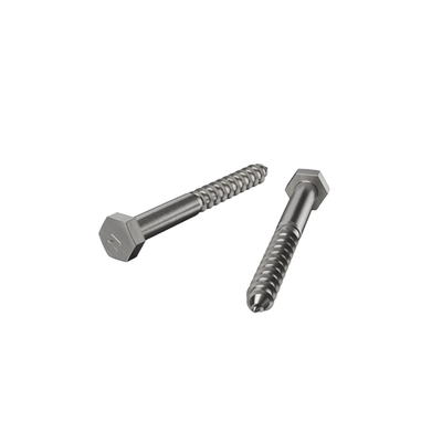 ZENITH M10 x 100mm Stainless Steel 304 Grade Hex Head Coach Screws 2 pcs