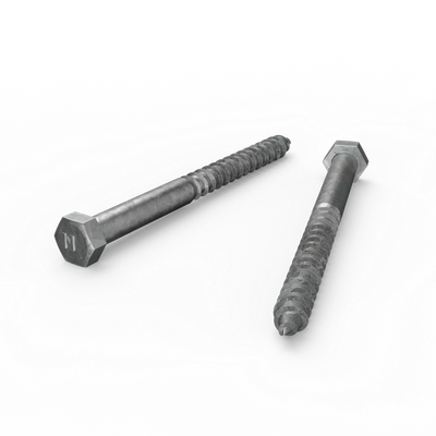 ZENITH M12 x 150mm Hot Dip Galvanised Hex Head Coach Screws 2 pcs