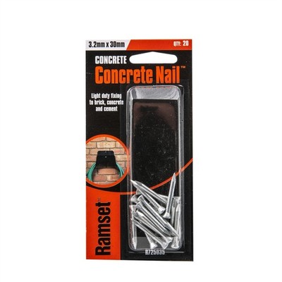 Ramset 3.2 x 30mm Concrete Nail - 20 pieces